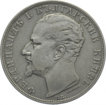 Bulgarien 5 Lewa 1894 Ferdinand I.